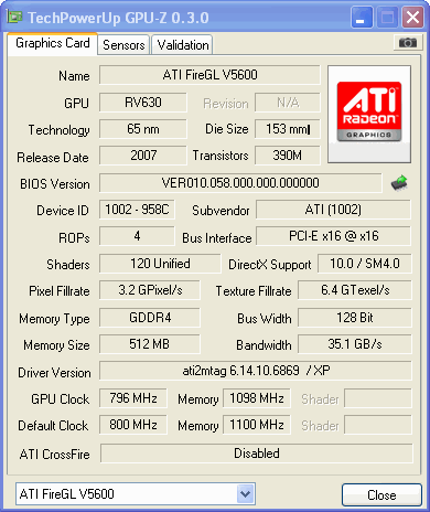 ATI FireGL 5600 ATI FireGL 5600